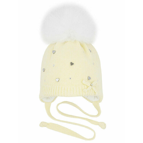 фото Шапка mialt, размер 40-42.(4-8 мес.), желтый