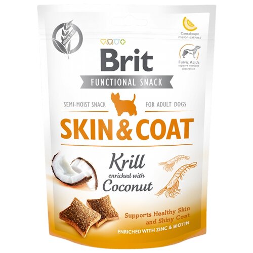 Лакомство для собак Brit Care Skin&Coat Krill, 150 г