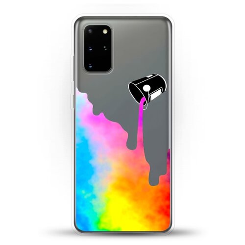 фото Силиконовый чехол краски на samsung galaxy s20+ andy & paul