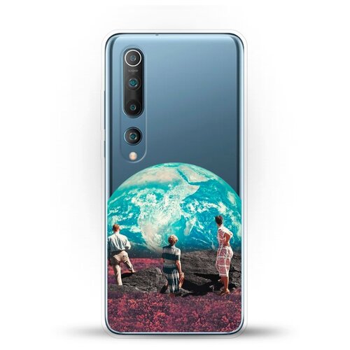 фото Силиконовый чехол вид на землю на xiaomi mi 10 pro andy & paul
