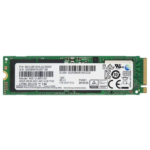 SSD Samsung PM981 256GB MZ-VLB256HBHQ 499000₽