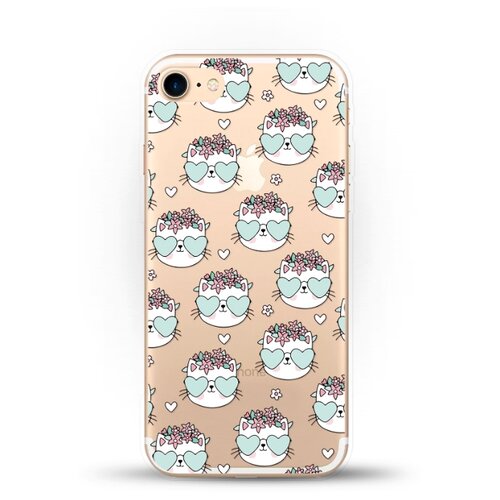 фото Силиконовый чехол узор из котов на apple iphone se (2020) andy & paul