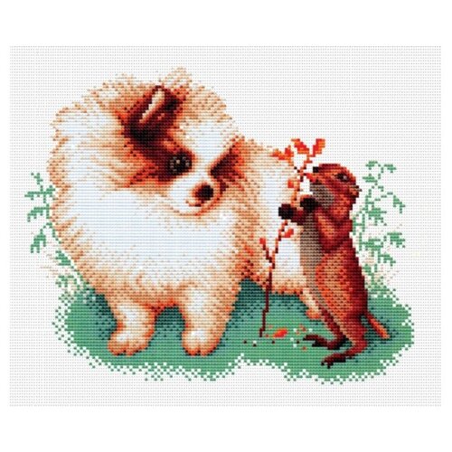 фото Набор для вышивания "маленькие друзья" белоснежка