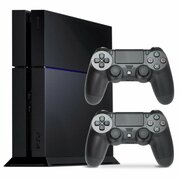 Игровая приставка Sony PlayStation 4 Fat 1TБ, черный, 2 геймпада, ps4
