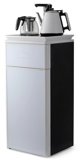 Кулер с чайным столиком AEL LD-AEL-51a white/black - фотография № 1