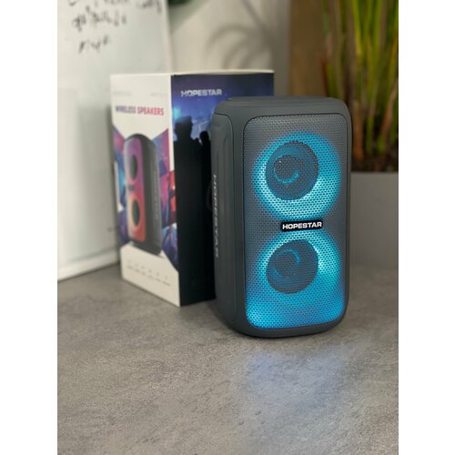 Беспроводная Bluetooth Колонка портативная черный 340000₽