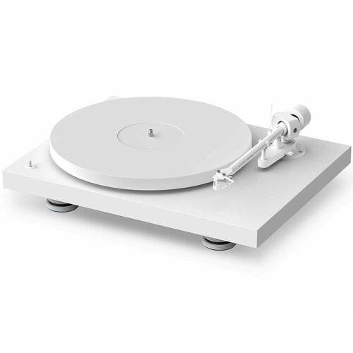 Проигрыватель виниловых пластинок Pro-Ject Debut PRO White Edition (2M White) виниловый проигрыватель pro ject debut carbon evo satin blue 2m red triangle elara ln01a blue