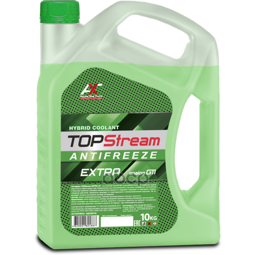 Антифриз Topstream Extra Green (Зелёный) G11 10 Л TOPStream арт. ATSEG00010