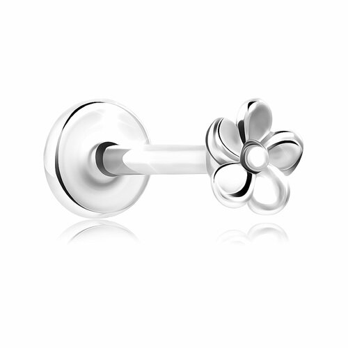 Пирсинг VALTERA серебро 925 проба родирование средний вес 043 гр серебристый 537₽