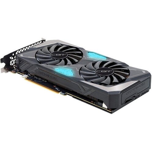 Видеокарта CBR RTX3060 Terminator T1 12Gb GDDR6, 192bit, 1320-1777/15000Mhz, 3*DP+1*HDMI2.1, 170W, Ret [VGA-MSRTX3060-12G-RTL] видеокарта pci e asus geforce rtx 3060 dual oc dual rtx3060 o12g v2 12gb gddr6 192bit 8nm 1320 15000mhz hdmi 3 dp