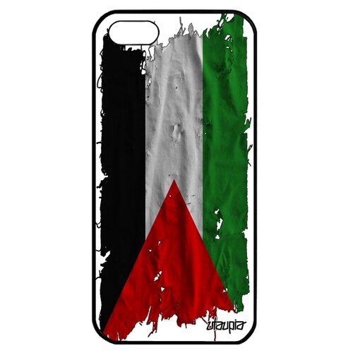 фото Чехол для iphone 5 5s se, "флаг палестины на ткани" патриот государственный utaupia