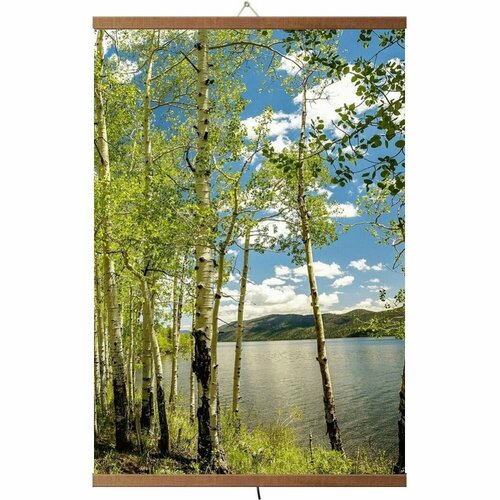 Инфракрасный гибкий настенный обогреватель для квартиры и дачи Домашний очаг Березовая роща 3502₽