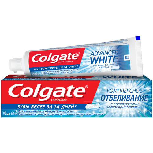 Купить COLGATE Комплексное отбеливание зубная паста, 100 мл, Зубная паста