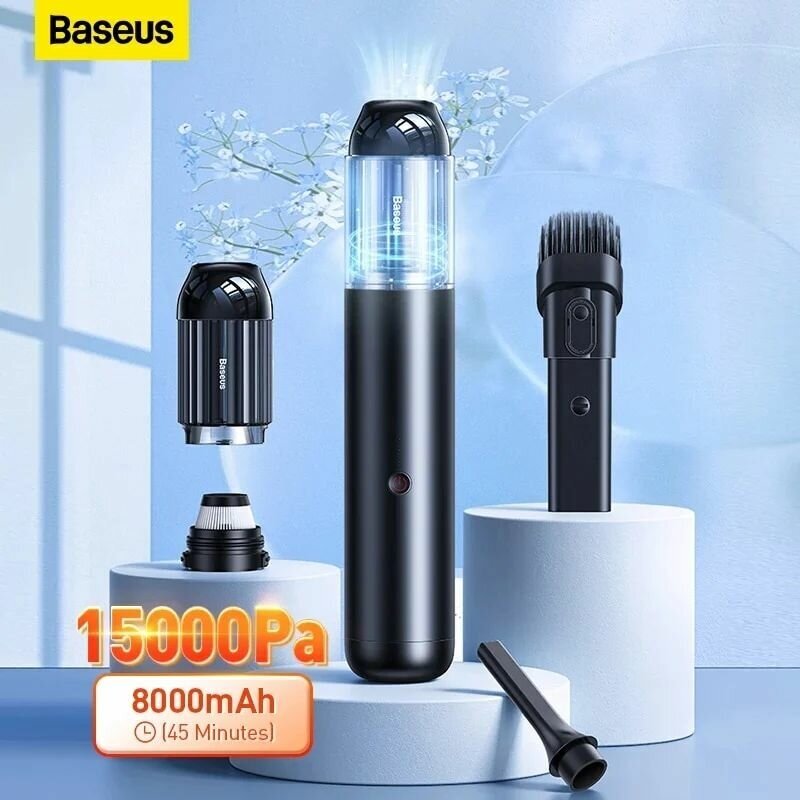 Фильтр для автомобильного пылесоса Baseus A3lite Car vacuum Cleaner strainer (2 шт) (VCAQ070101) Черный - фотография № 3