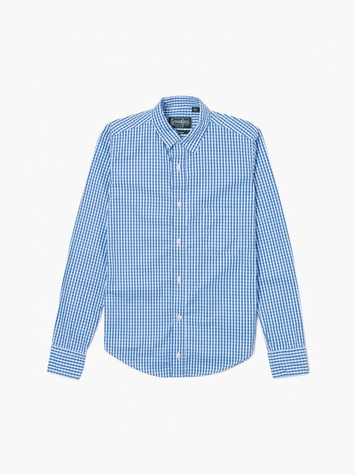 Рубашка  Gitman Vintage, размер 44, голубой