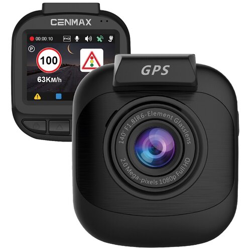 Видеорегистратор Cenmax FHD 650, GPS, черный