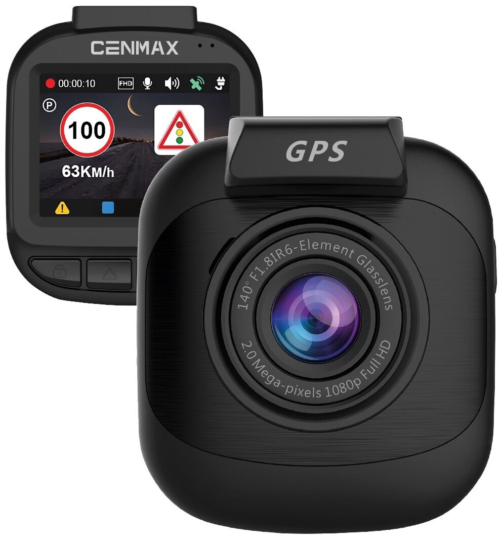 Видеорегистратор Cenmax Fhd-650,2.0? ,140,Full Hd,Gps Cenmax Fhd-650 Cenmax арт. FHD-650