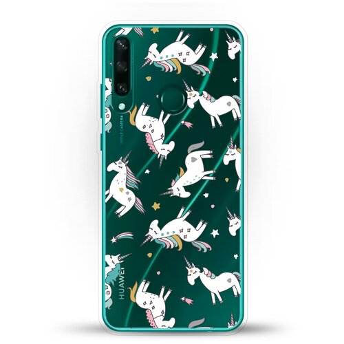 фото Силиконовый чехол единороги на huawei y6p andy & paul