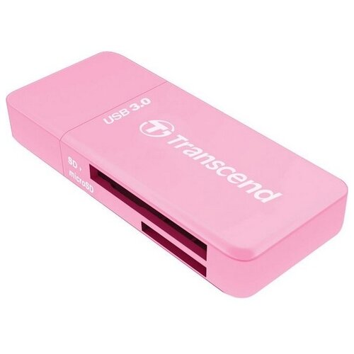 Кардридер Transcend RDF5 розовый адаптер transcend для microsd sd ts adpmsd black