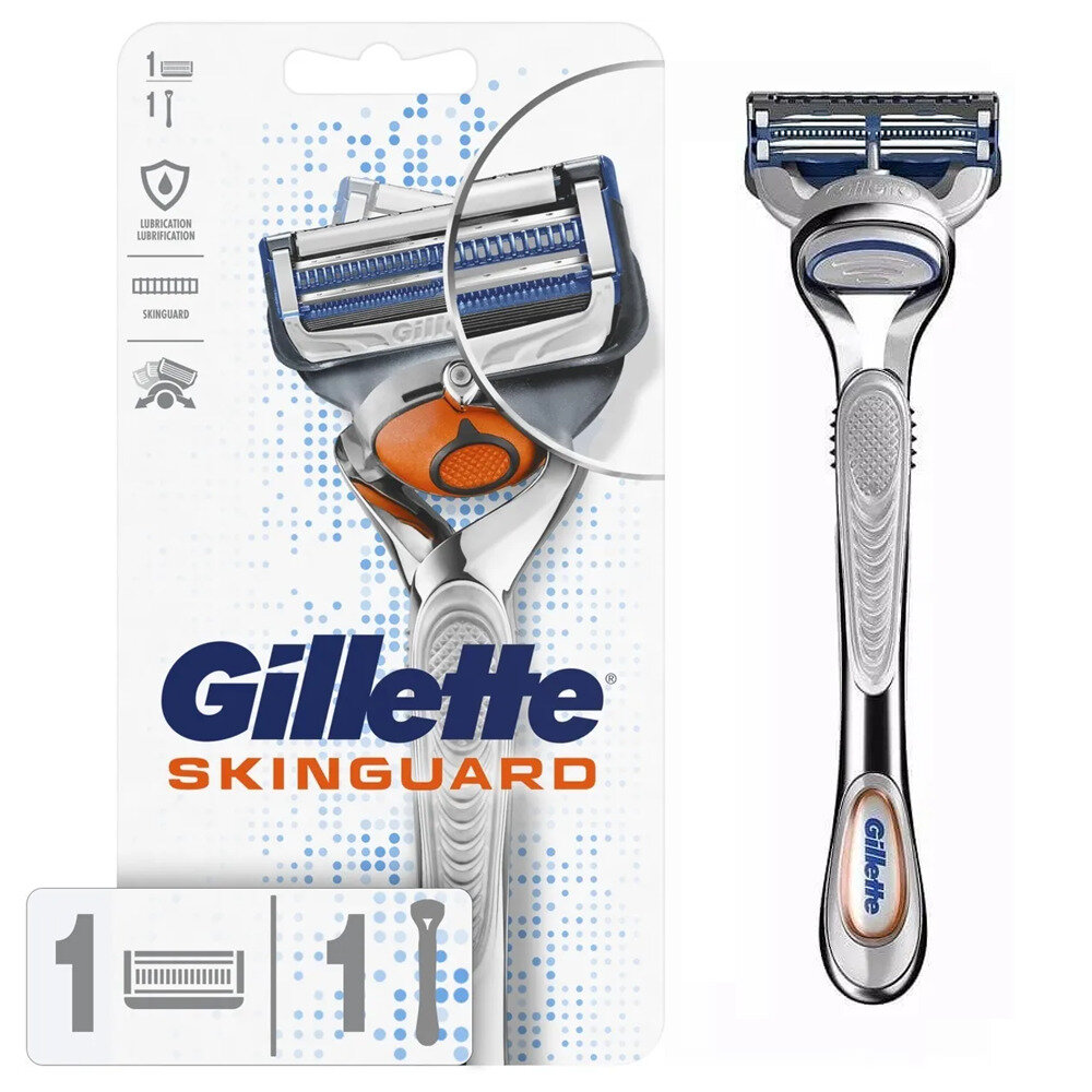 Бритва Gillette SkinGuard Sensitive с 4 сменными кассетами - фото №13