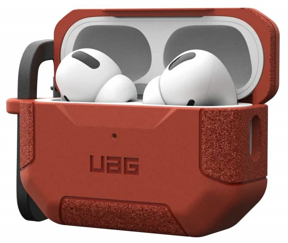 Чехол Urban Armor Gear (UAG) Scout Series Case для AirPods Pro/Pro 2, цвет Коричнево-красный