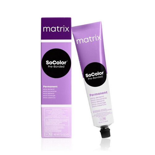 Matrix SoColor Pre-bonded стойкая крем-краска для седых волос Extra coverage, 508NW светлый блондин натуральный, 90 мл