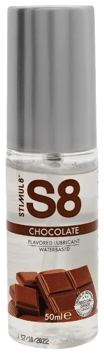 Смазка на водной основе S8 Flavored Lube со вкусом шоколада - 50 мл.