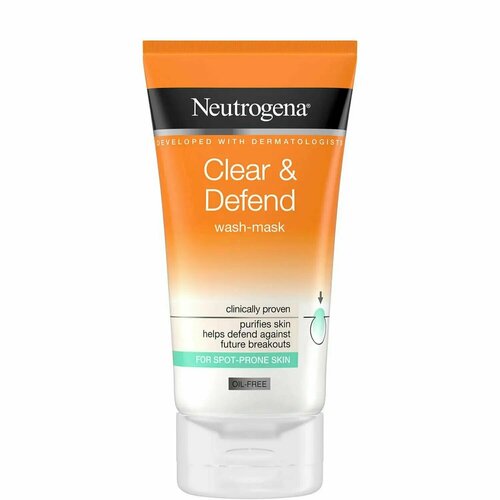 Neutrogena Clear and Defend 2 в 1 очищающая маска 150 мл