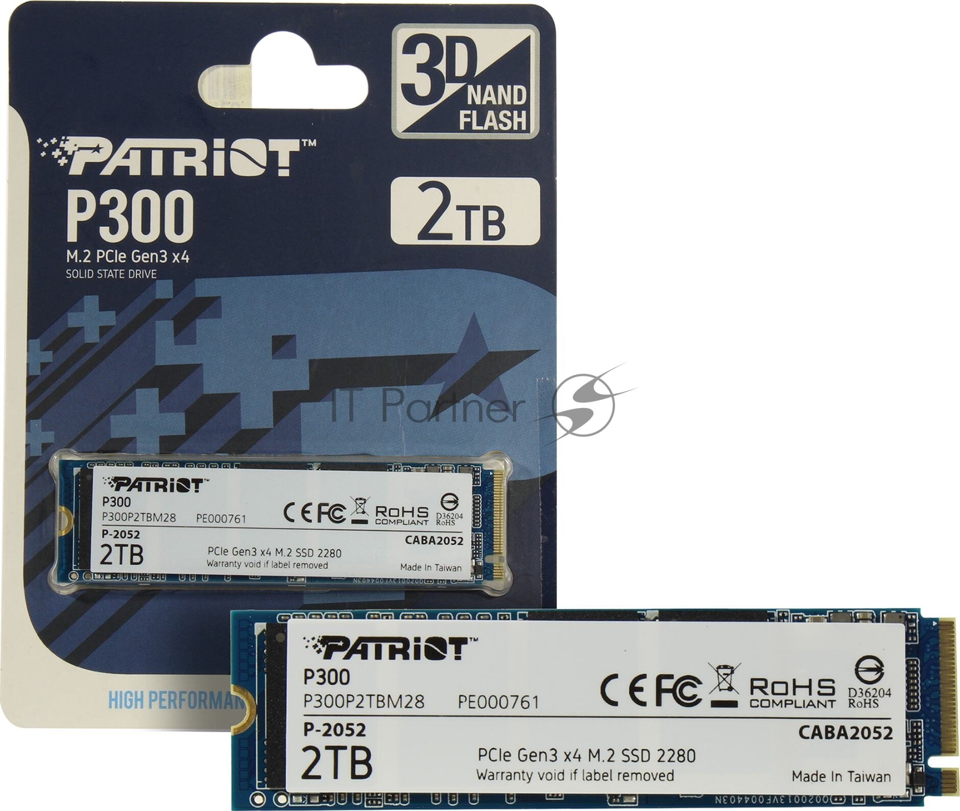 Накопитель SSD Patriot P300 2Tb (P300P2TBM28) Patriot Memory - фото №11