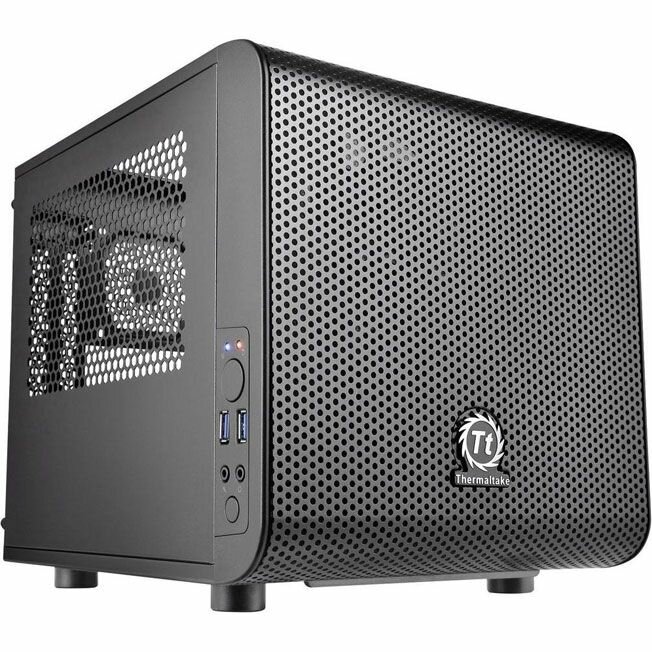 Корпус Thermaltake CA-1B8-00S1WN-00 Core V1, Black, Mini-ITX