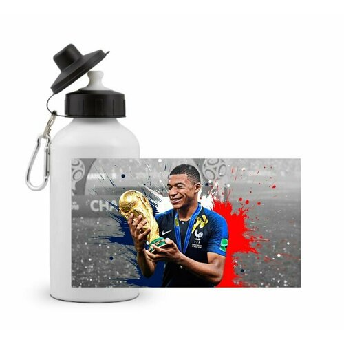 фото Спортивная бутылка kylian mbappe lottin, килиан мбаппе лоттен №6 goodbrelok
