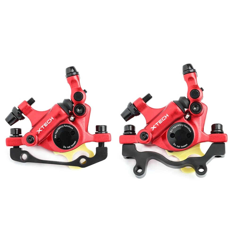 ZOOM HB-100 Гидравлические дисковые тормоза черные/красные, Красный