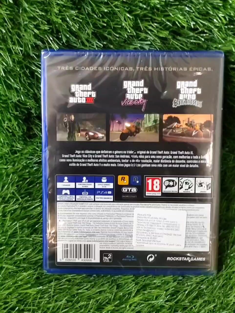 Игра PS4 - Grand Theft Auto: The Trilogy Definitive Edition (русские субтитры) — фото 1