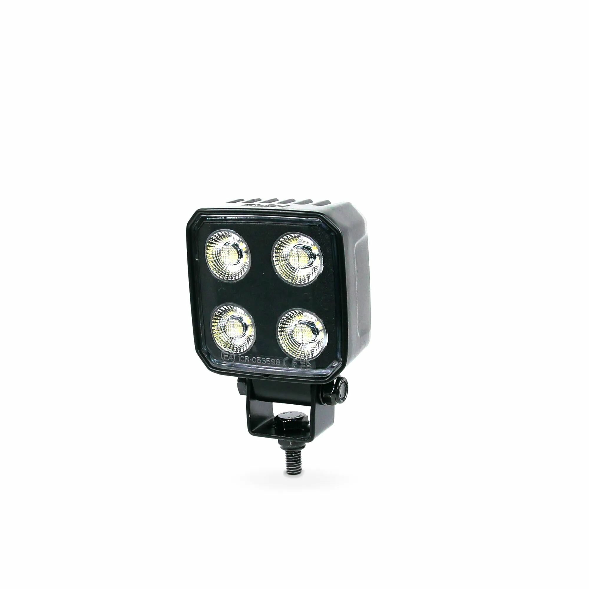 Светодиодная фара рабочего света LEDWORKER E2118D-S для спецтехники (30W, 4650Lm, flood)