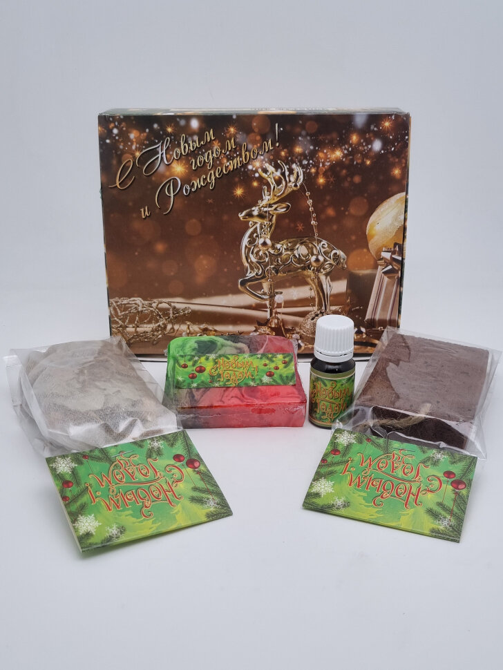 Набор для бани Сочинский №2 с новым годом