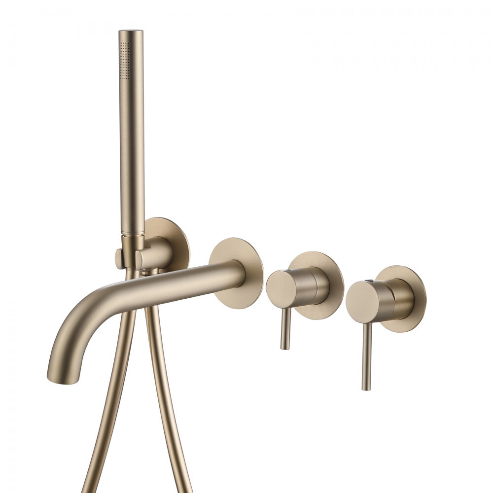 Встраиваемый смеситель для ванны Abber Wasser Kreis AF8130G