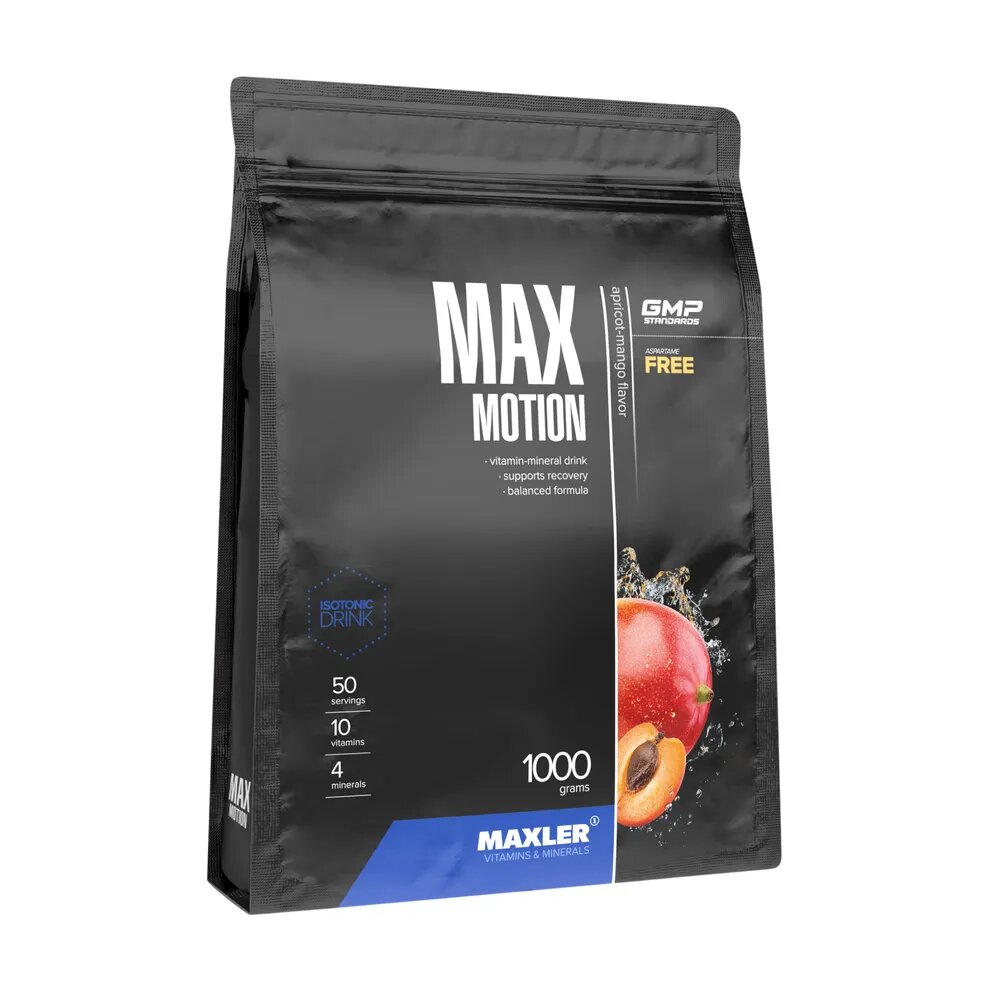 Изотоник Max Motion от Maxler, порошок, абрикос и манго, 1000 г