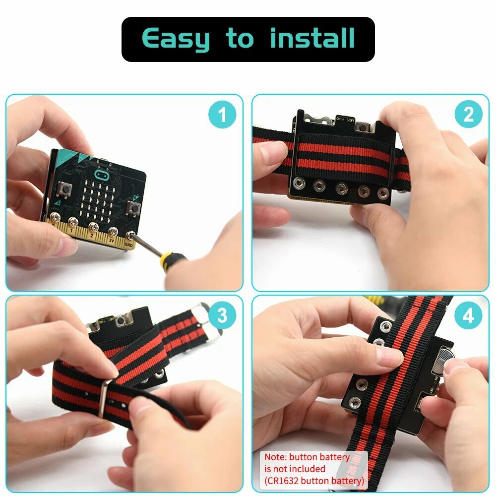 Модуль Keyestudio Micro: Bit Power Shield без аккумулятора, Without Micro bit — фото 1