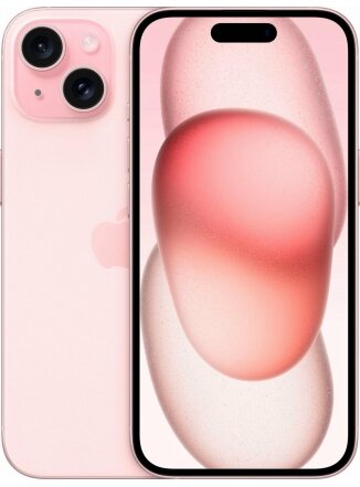 Смартфон Apple iPhone 15 128 ГБ (nano-SIM + nano-SIM), розовый