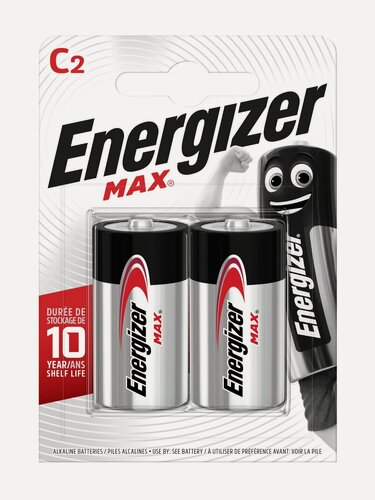 Изображение товара Батарейки C Energizer Max LR14 E93 BABY MN1400 алкалиновые блистер 2 шт