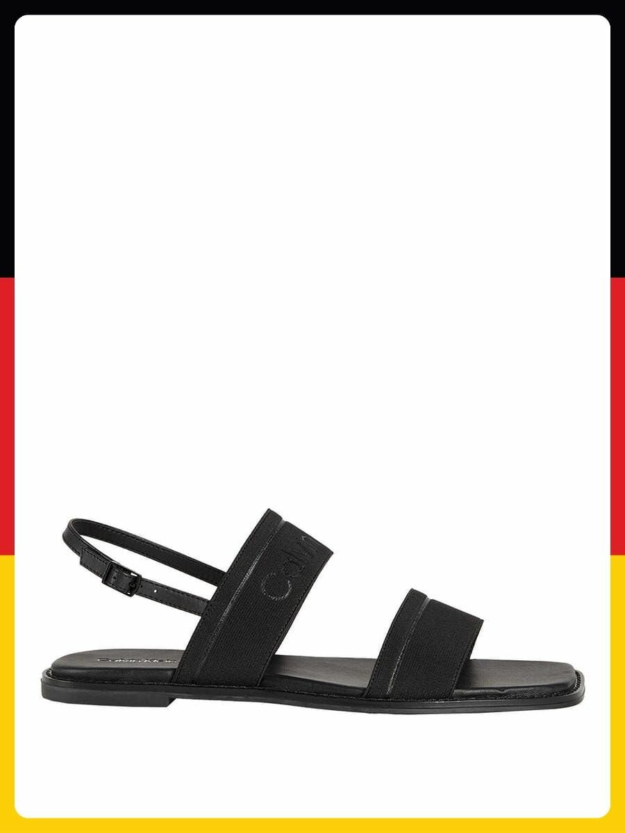 Сандалии CALVIN KLEIN, размер 38 EU, черный