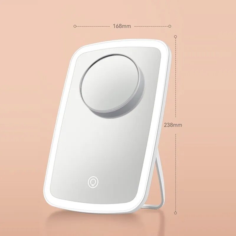 Картинки Зеркало для макияжа с увеличительным зеркальцем Jordan Judy LED Lighted Makeup Mirror (NV662)