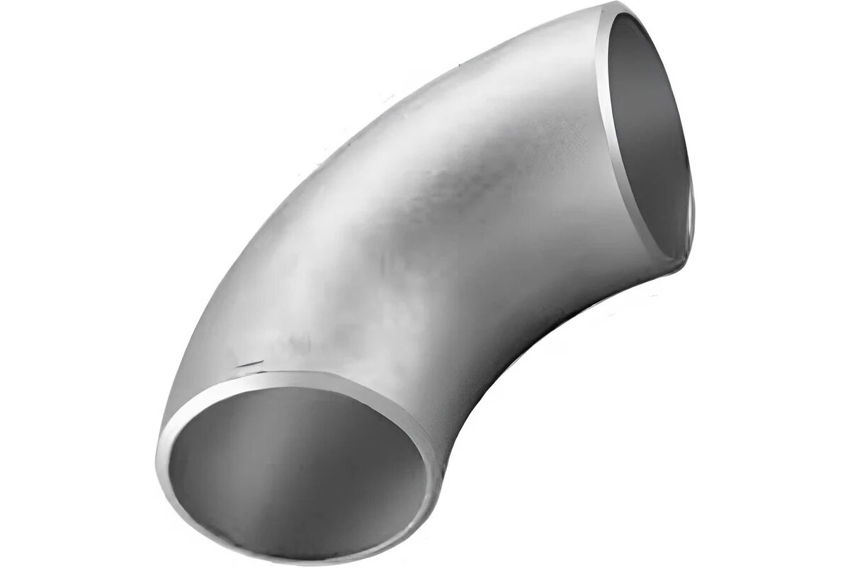 Стальной отвод металлсервис крутоизогнутый, оцинкованный, дн33.5x2.3-2.8 (ду25), шов исп1, под приварку 1211483
