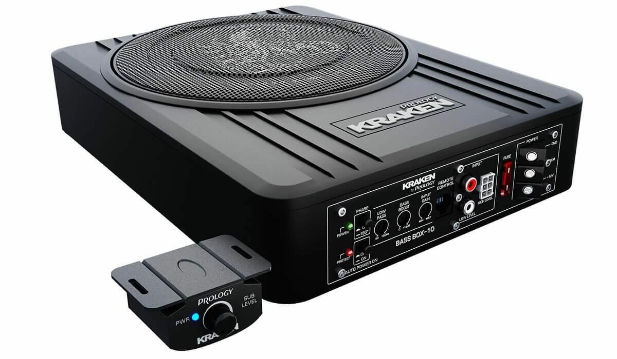Сабвуфер для автомобиля PROLOGY KRAKEN BASS BOX-10" активный 240Вт