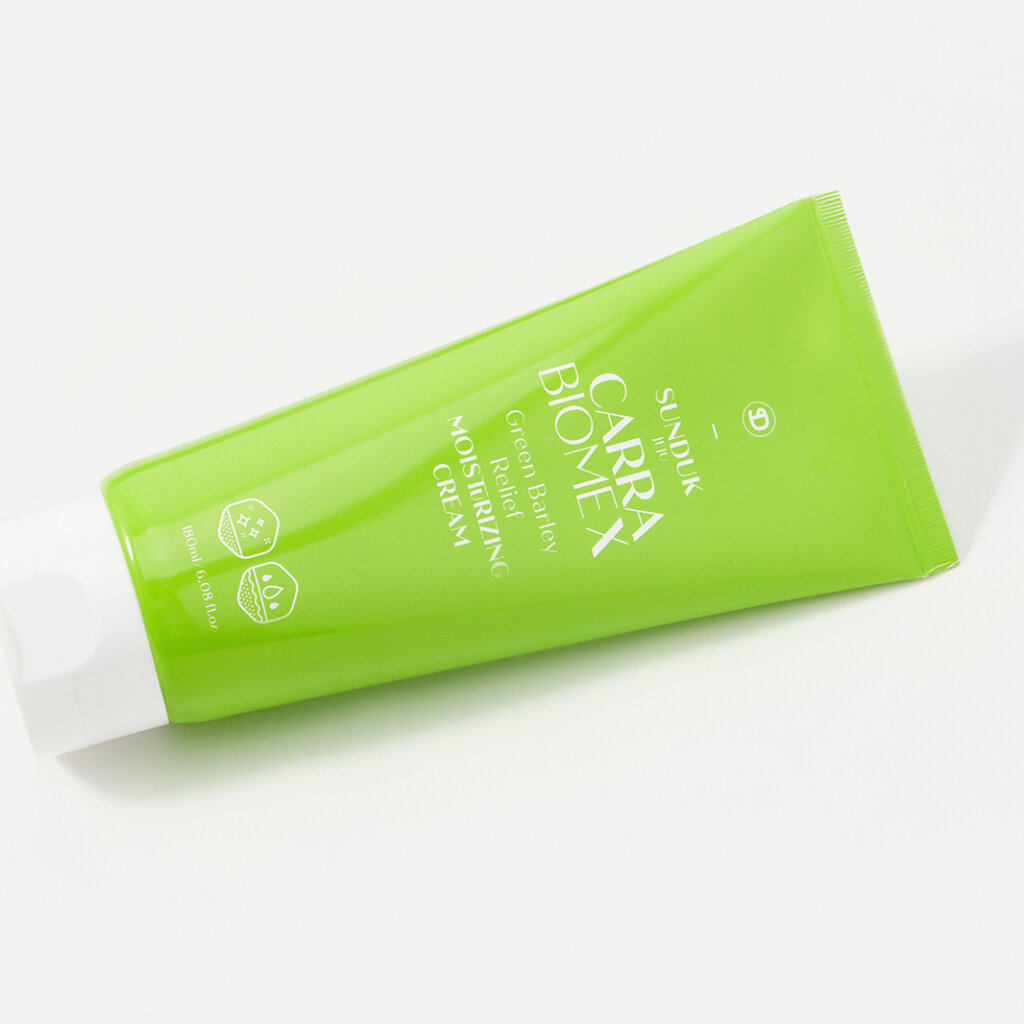 Крем для лица с зеленым ячменем SUNDUK Green barley relief, 180 мл. — фото 1