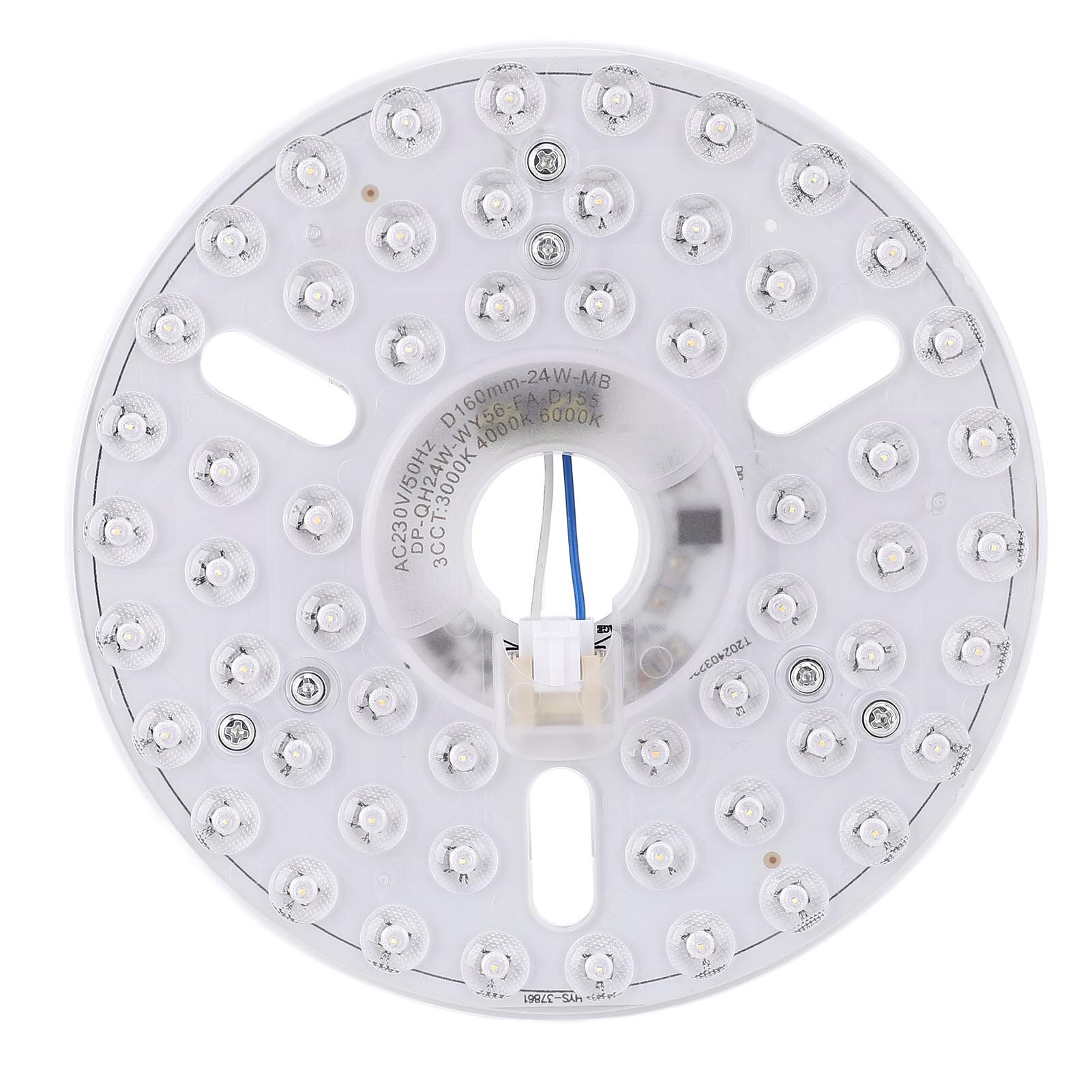 6.3in LED Ceiling Fan Light Kit Magnetic 24W Dimmable 3CCT 3000K 4000K 6000K Replacement Panel 230V