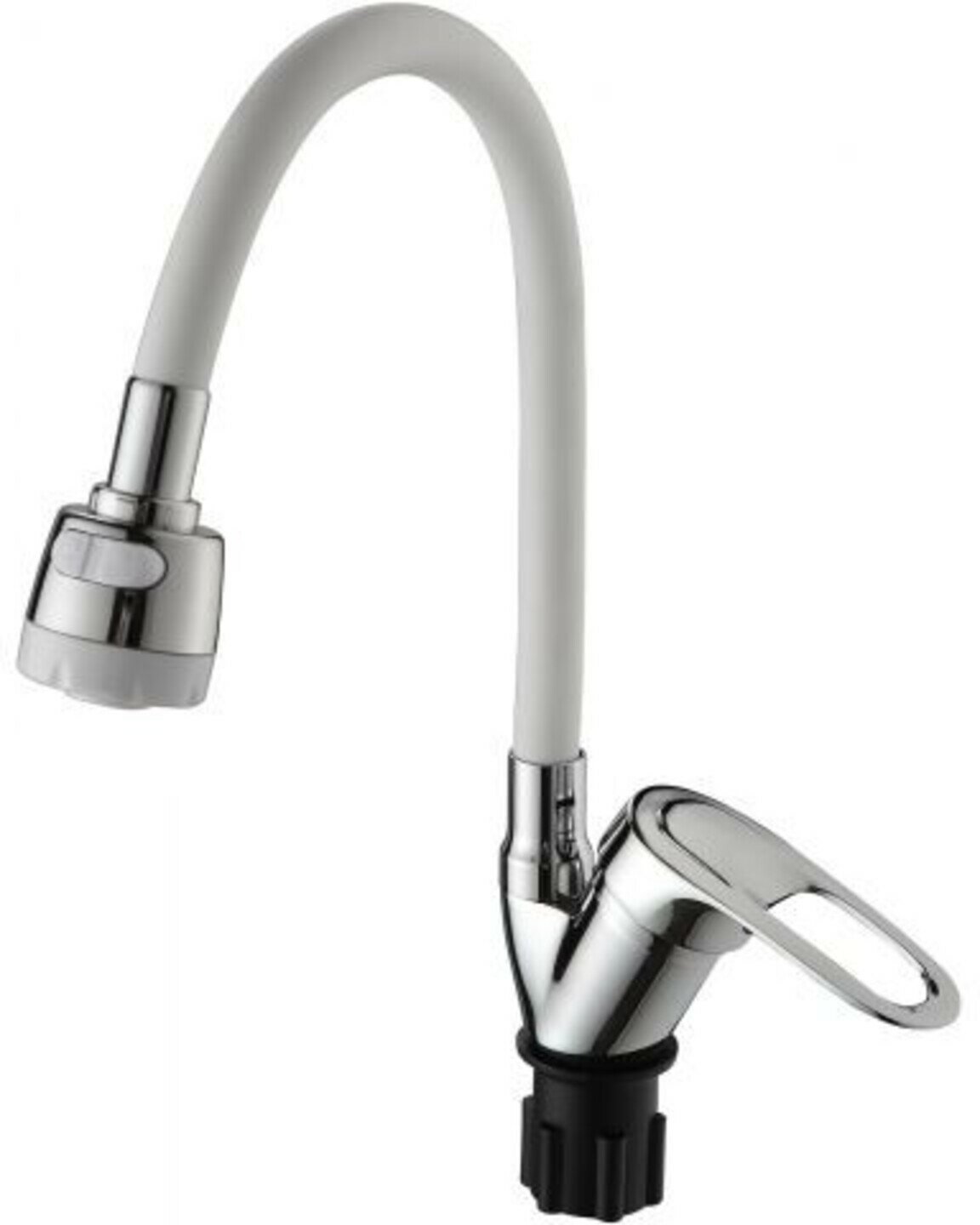 Смеситель для кухни с гибким изливом ECONOCE D40-A 240 белый (EC0245WT)