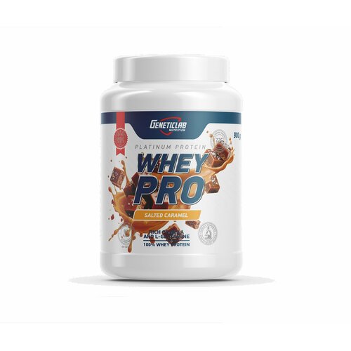 Сывороточный протеин Geneticlab Nutrition WHEY PRO 900 г Солёная карамель