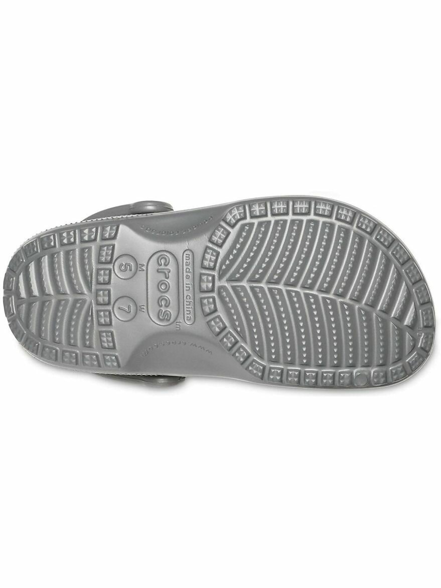 Сабо Crocs Classic, размер M5W7 US, серый — фото 1