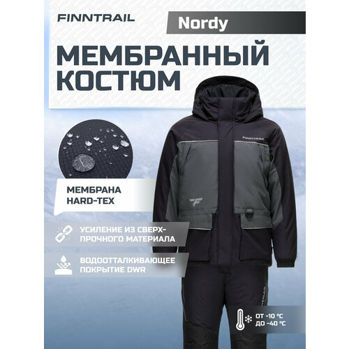 Утепленный мембранный костюм FINNTRAIL Nordy для зимней рыбалки и катания на снегоходе